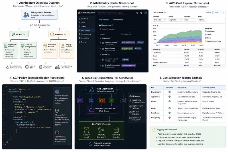 AWS Cost Explorer report grouped by market tag and filtered by AWS Region